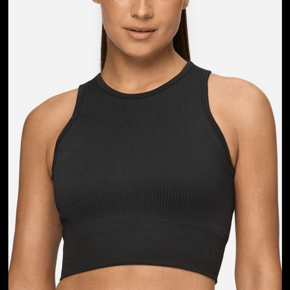 Stronger High Neck Sports Bra Crop Top - Picture 6 of 6